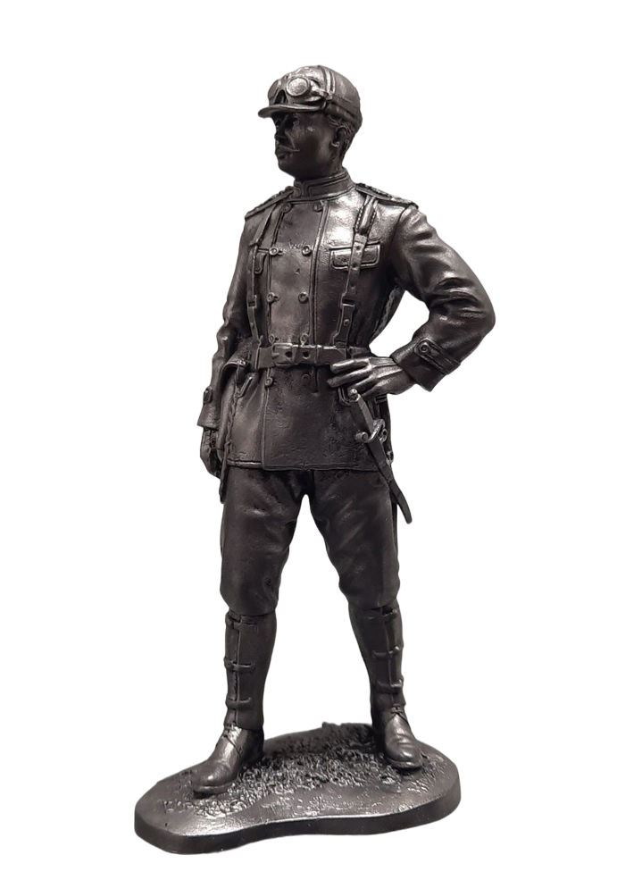 Солдат олово большой EK-75-20 Офицер 1-й автомобильной  пулеметной роты, 1916