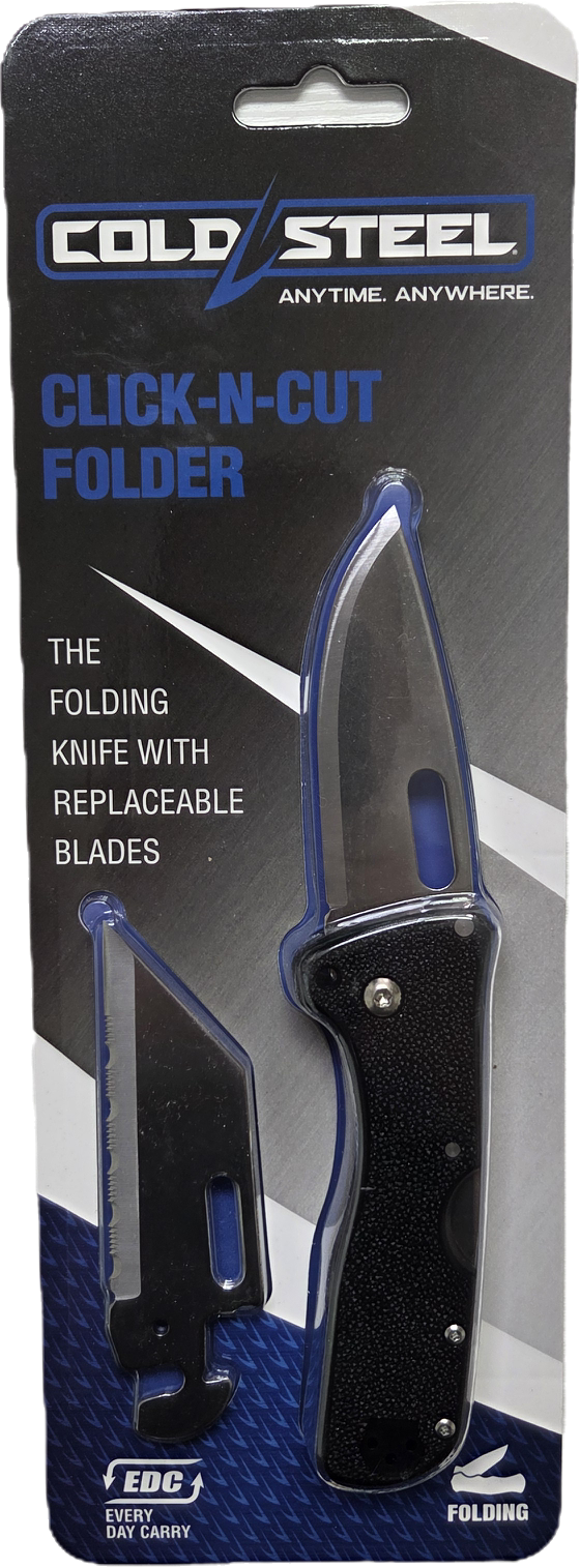 Нож Cold Steel Click N Cut Folder сталь 420J2, рукоять ABS