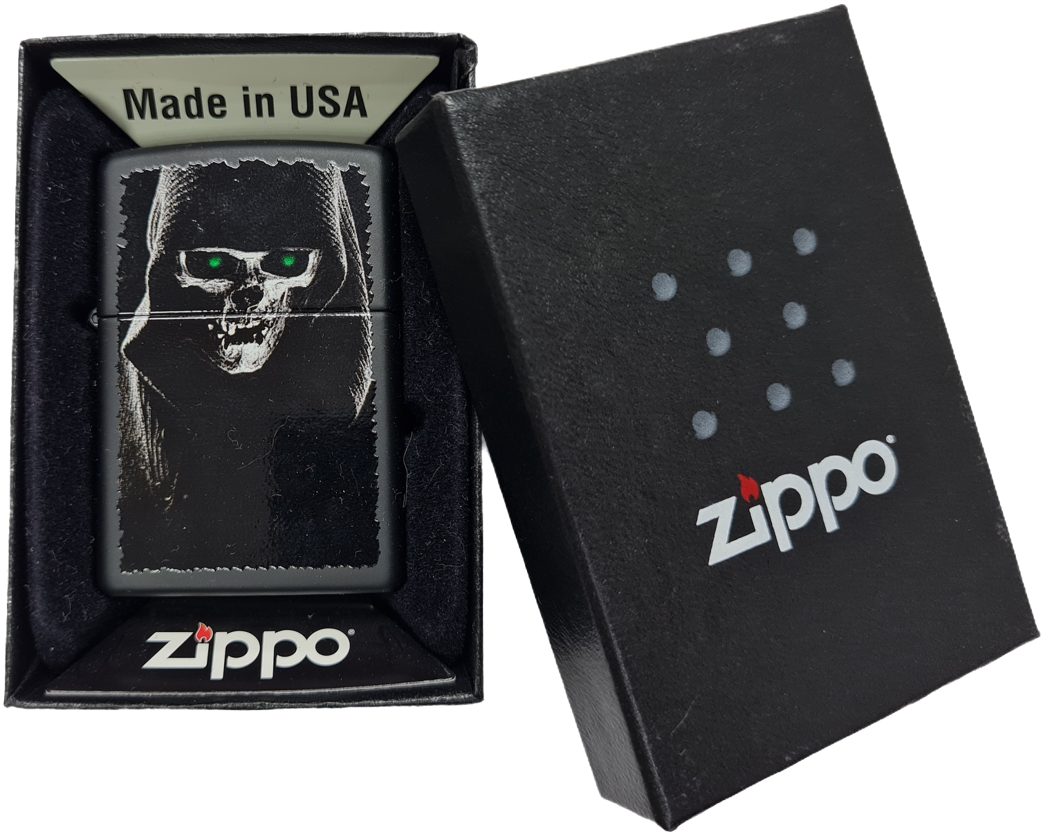 Зажигалка Zippo 28436 Hooded Skull