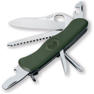 Нож Victorinox 0.8461.MW4DE. MILITARY зелен
