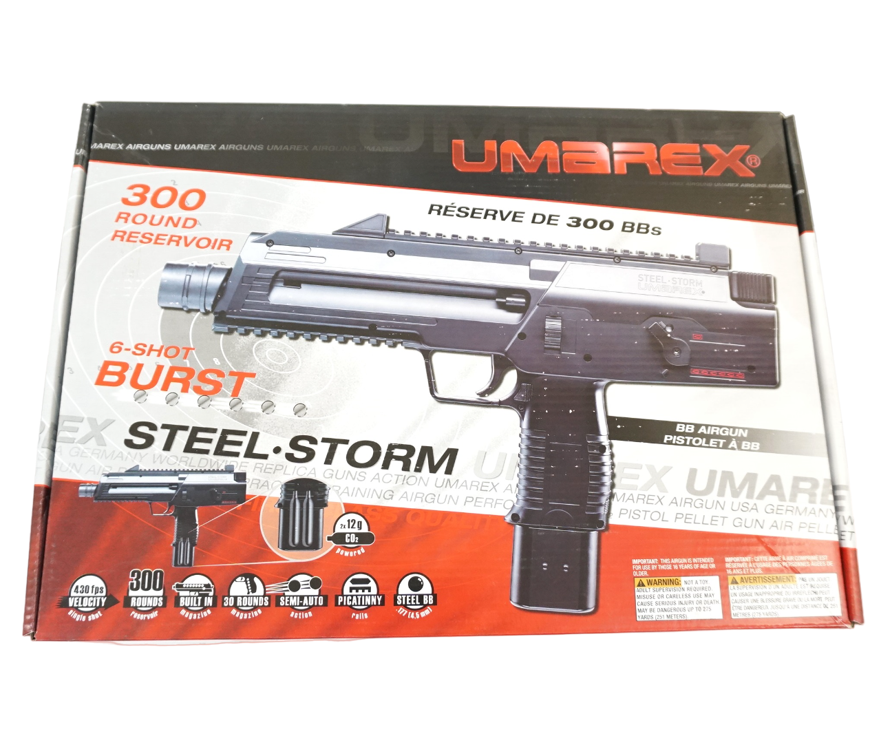 Пистолет пневматический Umarex Steel Storm - Вольные стрелки