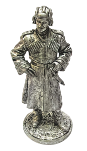 Солдат олово пеший WW2-75 Казак 1448-го самоходно-артиллерийского полка, 1944-45 гг. СССР