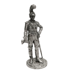 Солдат олово пеший Nap-83 Офицер 1-го Карабинерного полка. Франция, 1810-15 гг.