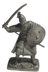 Солдат олово пеший Horde-01 Монгольский воин, 13 век