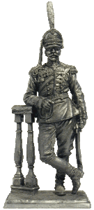 Солдат олово пеший R131 Полковник драгунского полка, 1914г. Россия