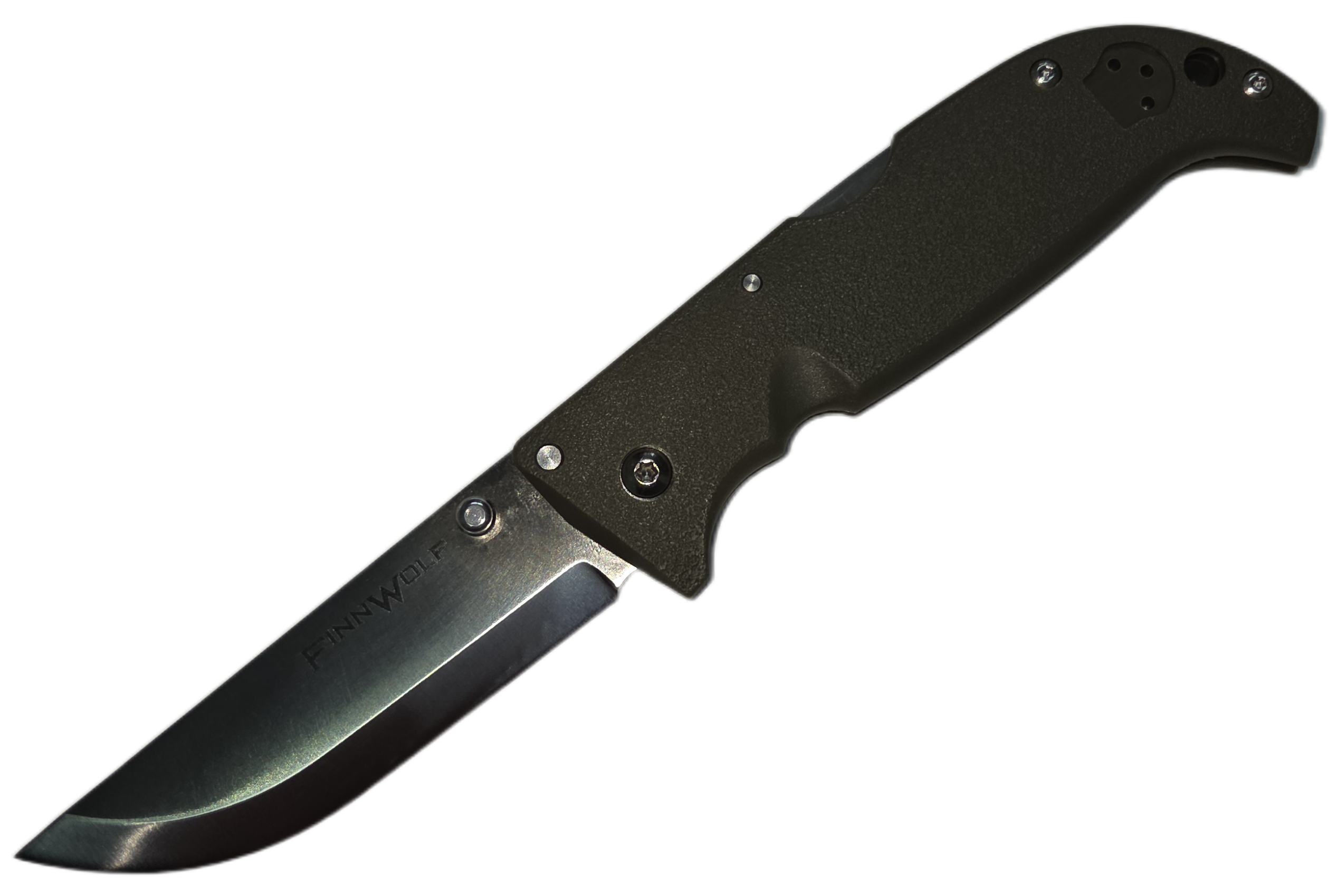 Нож Cold Steel Finn Wolf OD Green сталь AUS-8A, рукоять Griv-Ex