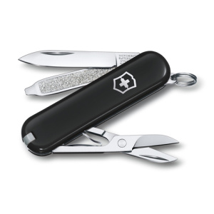Victorinox 0.6223.3-033 брелок CLASSIC 58 мм. 7функций черный