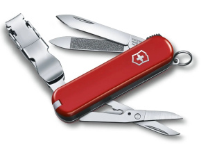 Нож Victorinox 0.6463 NailClip 580, 65мм, красный