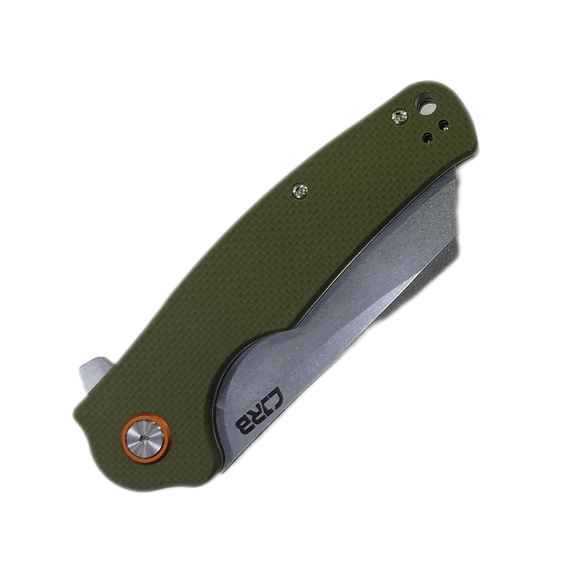 Нож складной CJRB "Crag" (J1904GNF), зеленый - Вольные стрелки