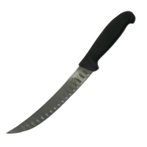 Нож кухонный Victorinox Fibrox (5.7223.20) стальной обвалочный лезв.200мм прямая заточка черный