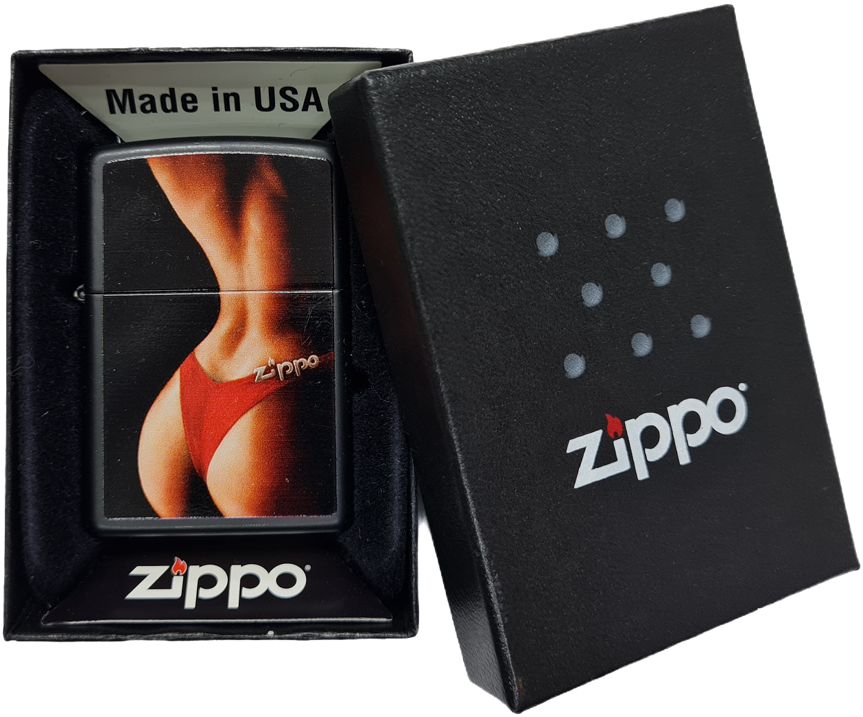 Зажигалка Zippo 218 BS String Girl