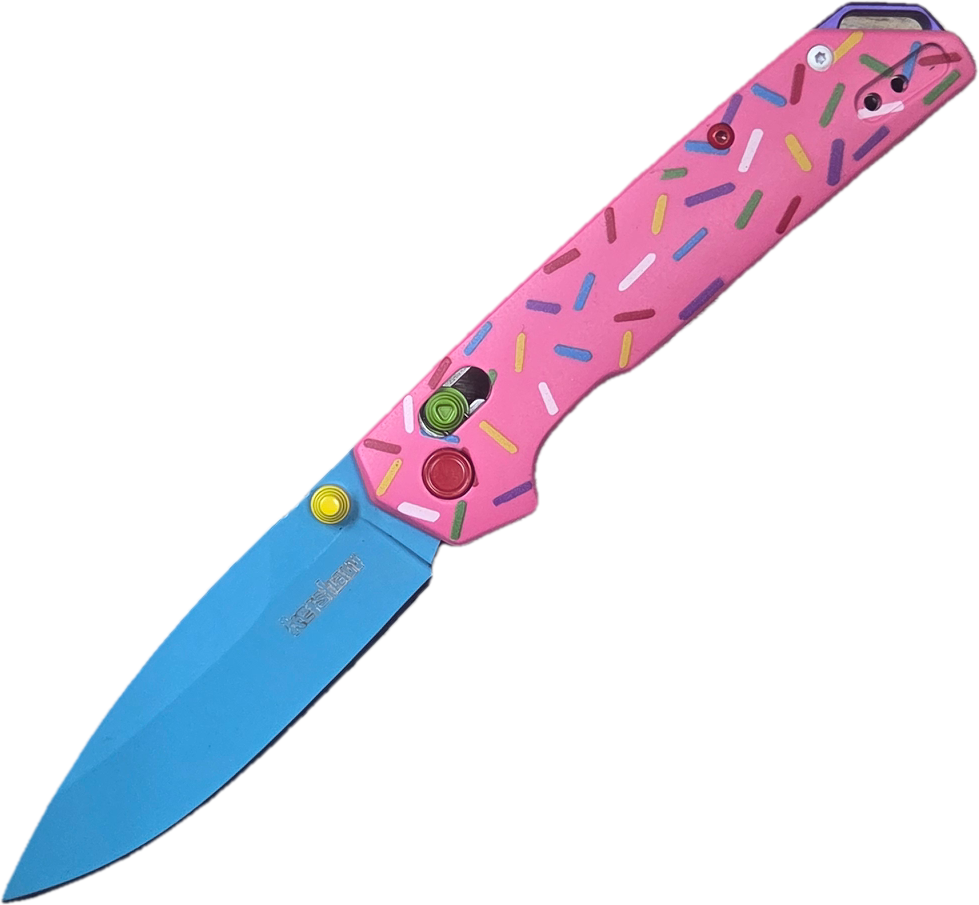 Нож реплика Kershaw Iridium 2038 Donut, D2, ручка алюминий