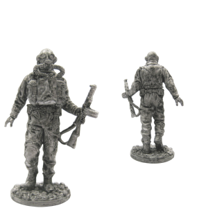 Солдат олово пеший WW2-72 Военный пловец-диверсант, 1941-45. СССР