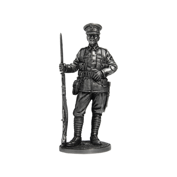 Солдат олово пеший WW1-2 Рядовой пехотного полка. Великобритания, 1914-18 гг.