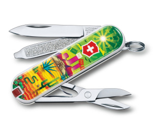 Нож Victorinox 0.6223.L1807. брелок CLASSIC 58 мм. / "Mexican Sunset"