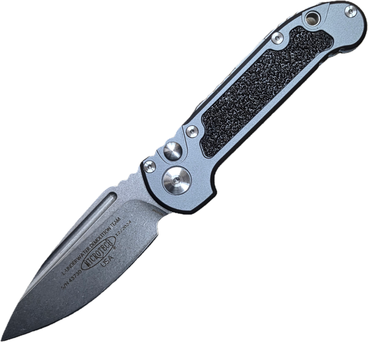 Нож реплика Microtech LUDT, алюм.серый 