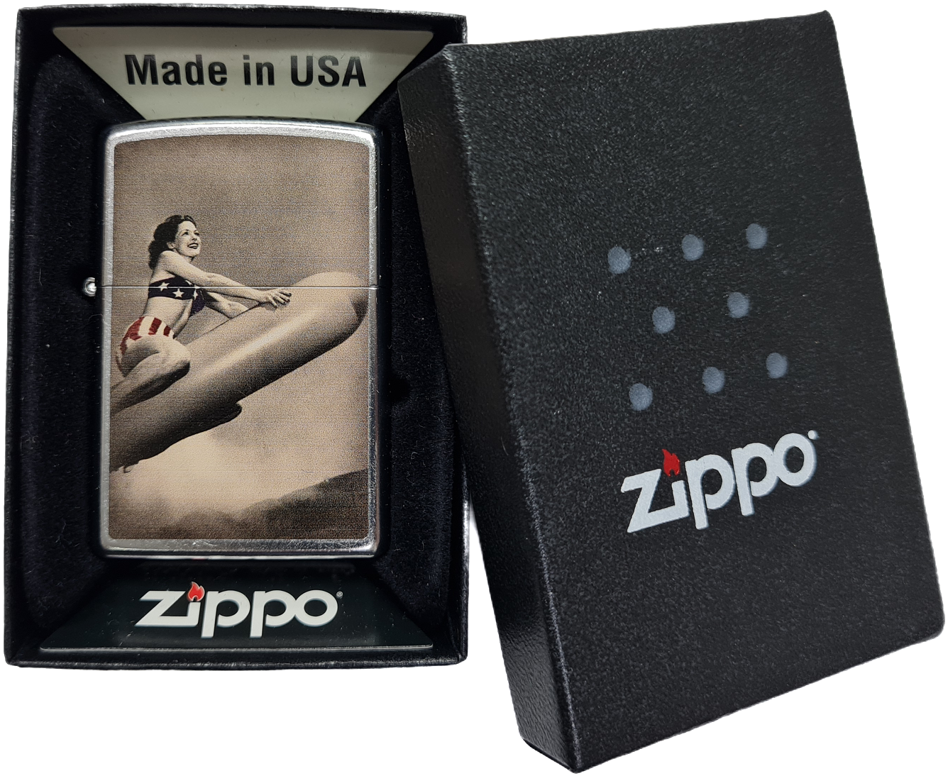Зажигалка Zippo 28461 Rocket Girl