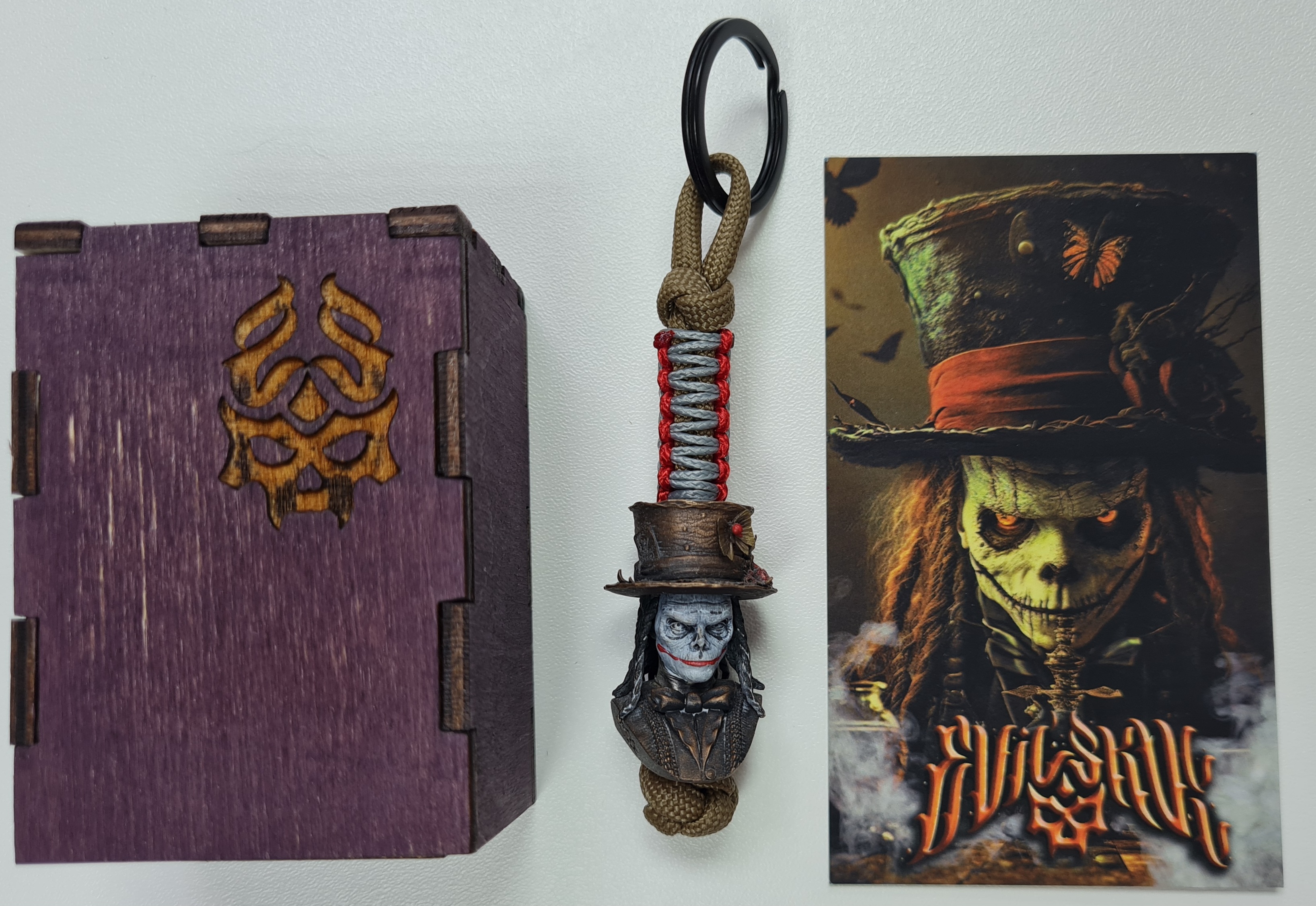 Темлячная бусина Evil skull "Алиса в стране чудес. Шляпник" лимитированное издание