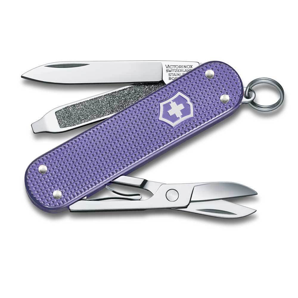 Нож Victorinox 0.6221.223G брелок Classic Electric Lavender 58мм 