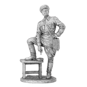 Солдат олово пеший WW2-55 Офицер Госбезопасности НКВД СССР, 1939-43гг.