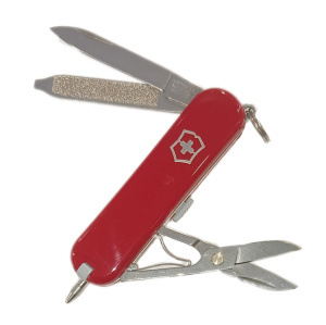 Нож Victorinox 0.6225. брелок SIGNATURE 58 мм. / красный