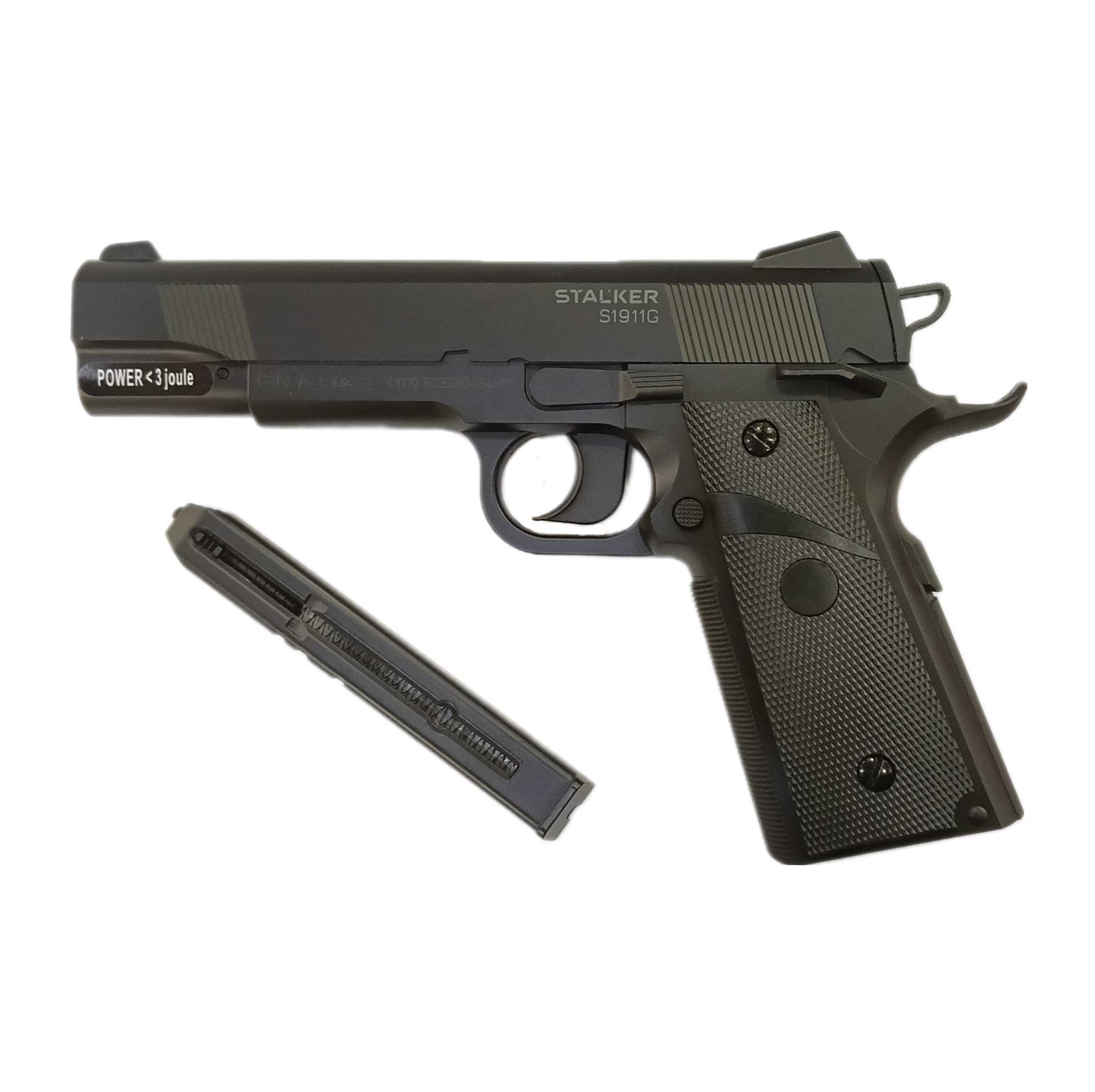 Пистолет пневматический Stalker S1911G, к.4,5мм - Вольные стрелки