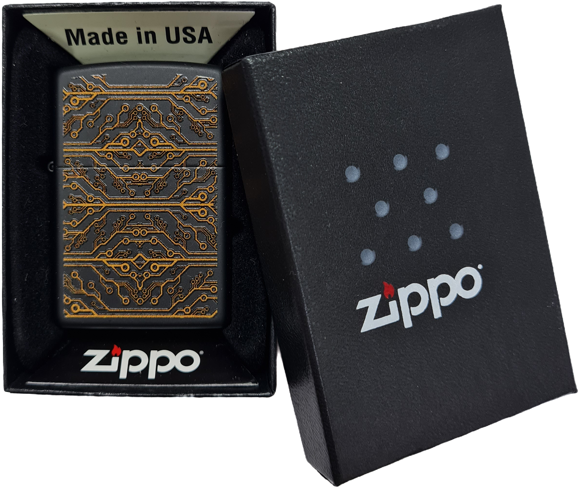 Зажигалка Zippo 49572 21PFSPR Circuit pattern