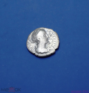 Монета А №52 Рим денарий Фаустина старшая жена 140 - 141 гг.