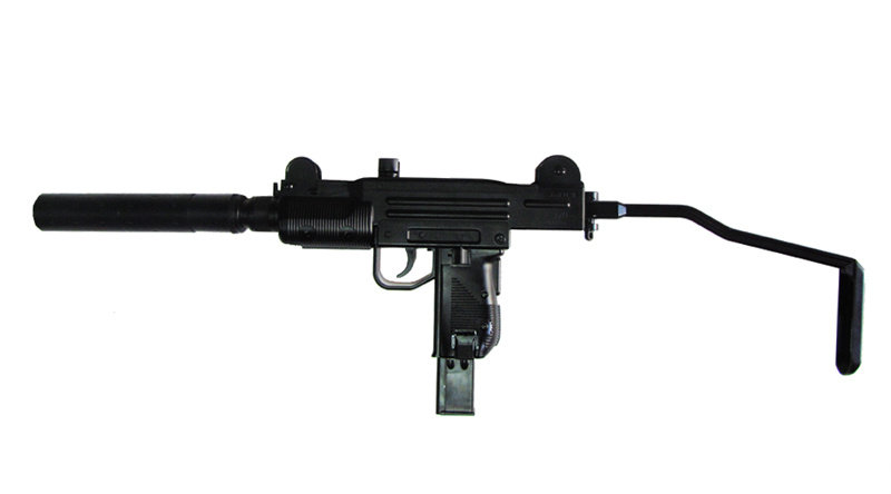 Пистолет б/у пневматический Umarex MINI UZI IWI 4,5 мм(черный, пластик, металл, BB, без комплекта)