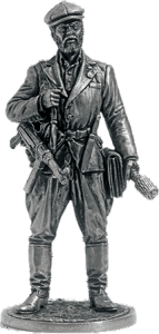 Солдат олово пеший WW2-38 Партизан, 1941-44 гг. СССР