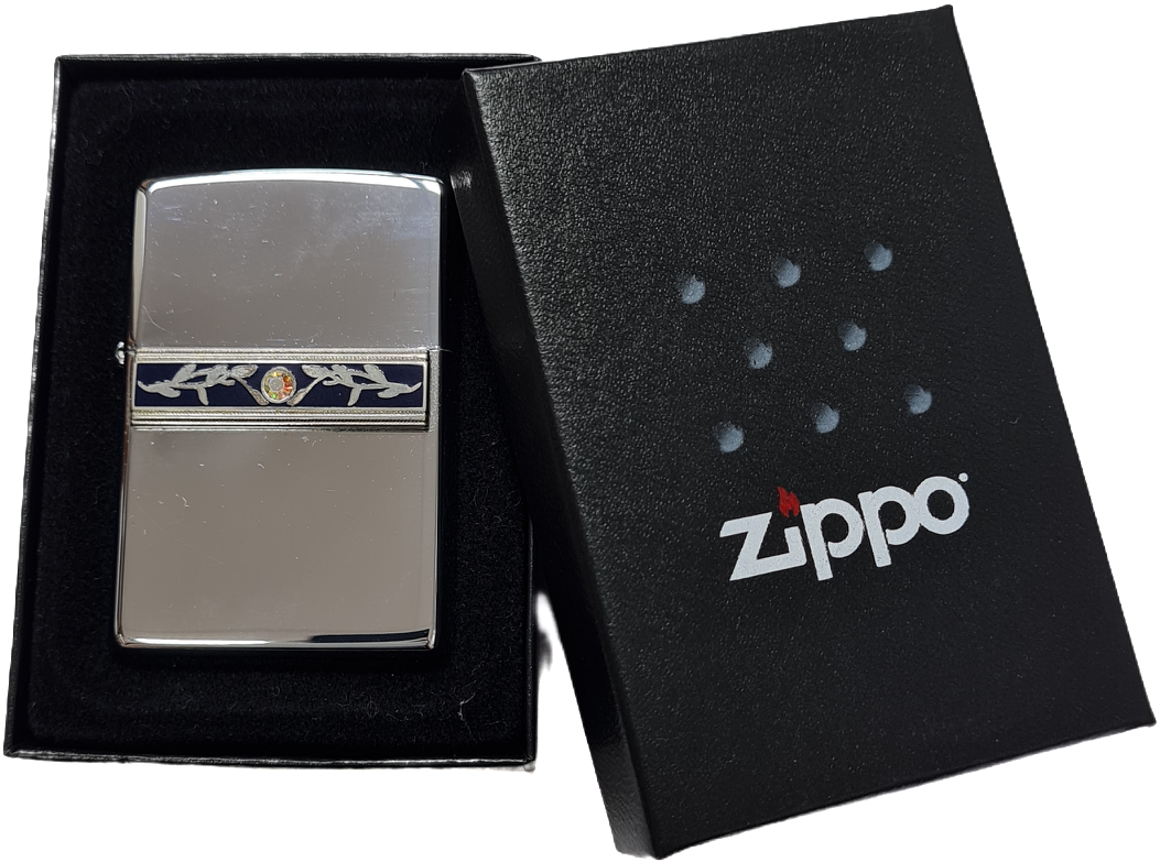 Зажигалка Zippo 20894 Indigo Ivy Emblem