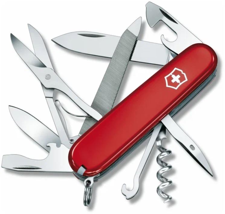 Нож Victorinox 1.3743. MOUNTAINEER 91 мм. / красный - Вольные стрелки