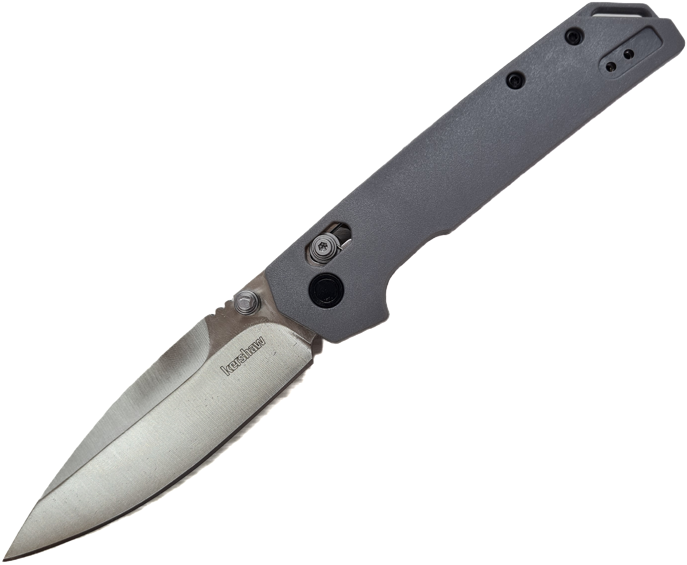 Нож складной Kershaw Iridium 2038 (реплика), D2, клин. сатин, ручка серая 