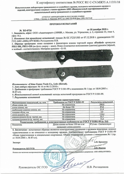 Нож Ganzo Firebird FH11-BK - Вольные стрелки