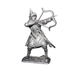 Солдат олово пеший Horde-02 Монгольский лучник, 13 век