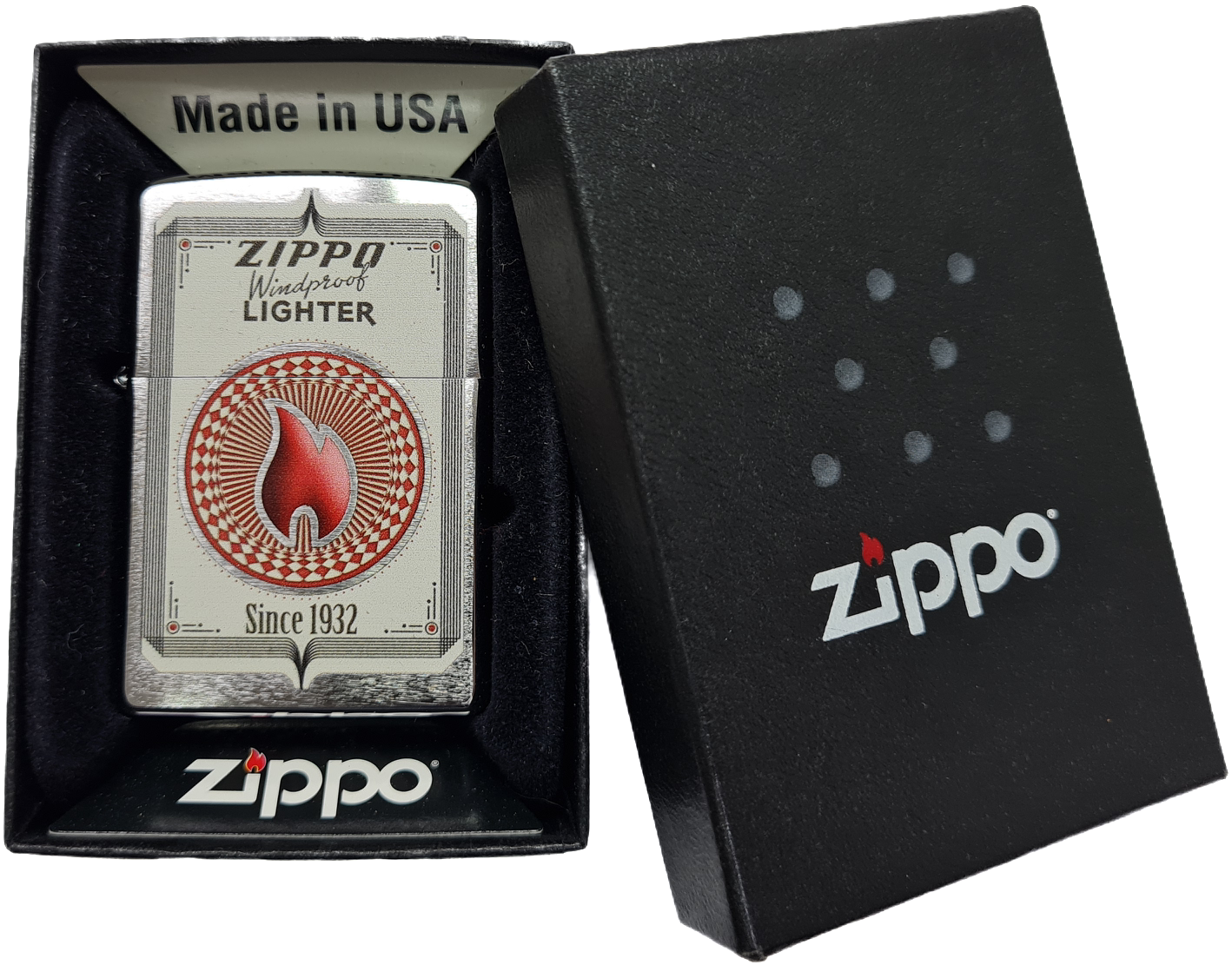 Зажигалка Zippo 254B Reg h Pol BRS WO/SB
