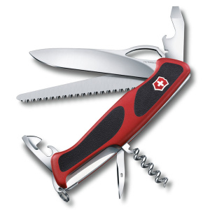 Нож Victorinox 0.9563.MC RangerGrip 79 130мм 12функций красно-чёрный