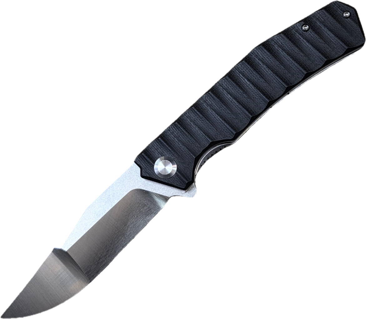 Нож складной Kiku M., черный G10, D2