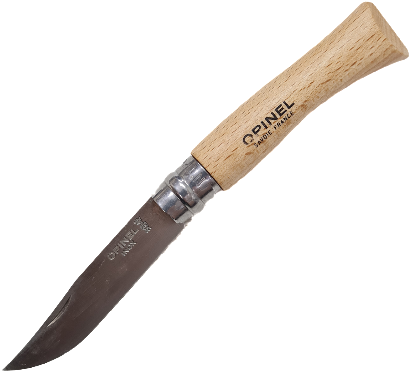 Нож Opinel №7, нерж., бук