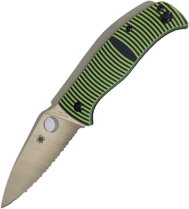 Нож реплика Spyderco Caribbean, серрейтор