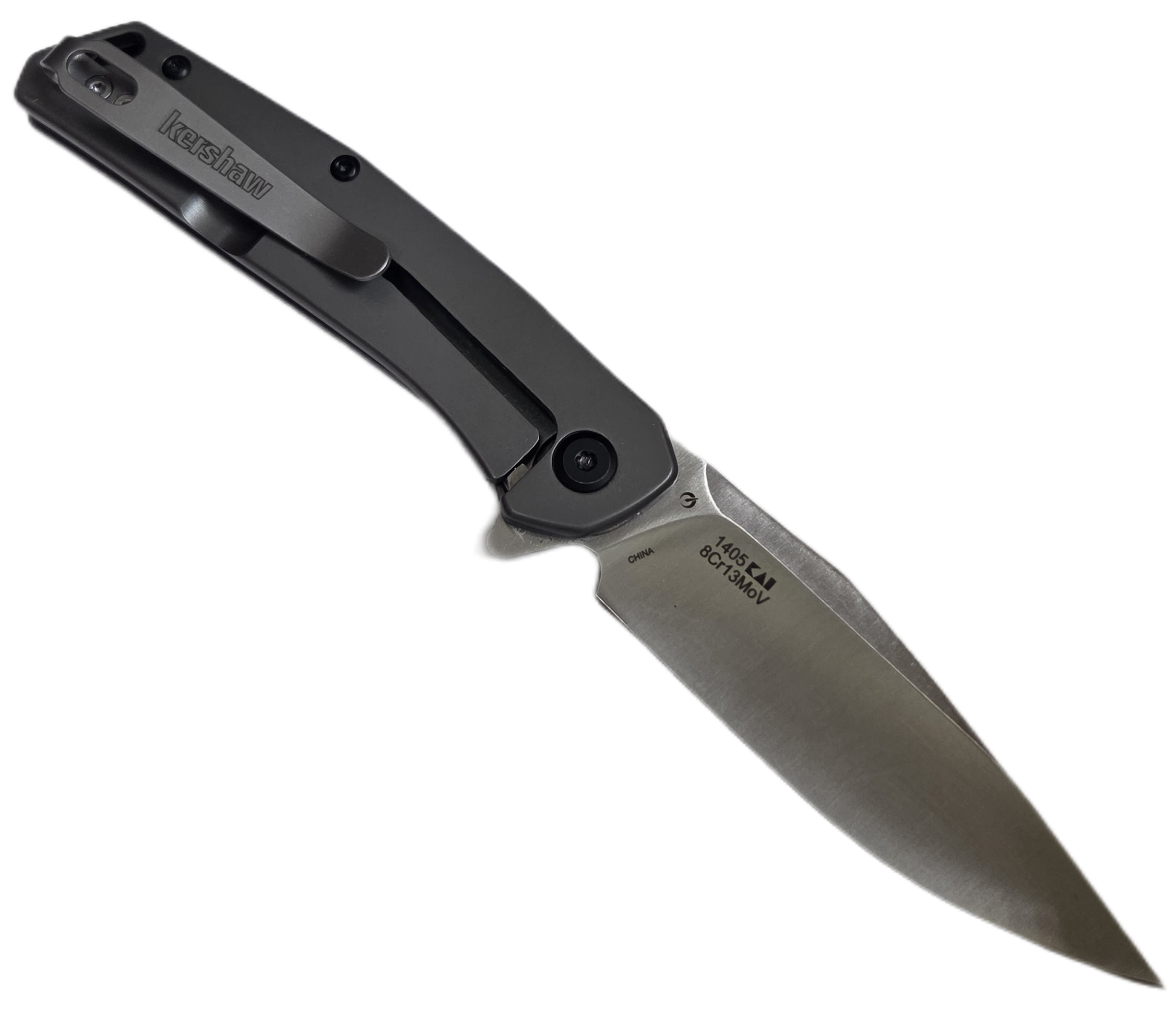 Нож складной Kershaw "Align" (1405), сталь 8Cr13MoV, рукоять Steel - Вольные стрелки