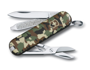 Нож Victorinox 0.6223.94. брелок CLASSIC 58 мм./камуфляж