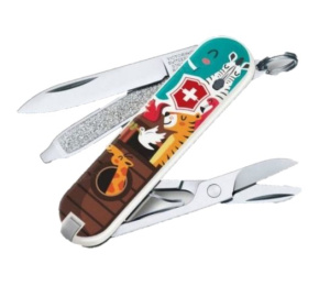 Нож Victorinox 0.6223.L1703. брелок CLASSIC 58 мм. / "The Ark"