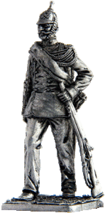 Солдат олово пеший Misc126 Австрийский жандарм, 1859
