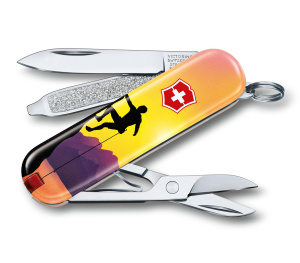 Нож Victorinox 0.6223.L2004 брелок CLASSIC 58 мм. / "Climb High"