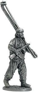 Солдат олово пеший WW2-53 Автоматчик лыжных батальонов Красной Армии, 1941-44 гг. СССР