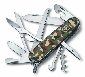Нож Victorinox 1.3713.942. HUNTSMAN 91 мм./морской камуфляж