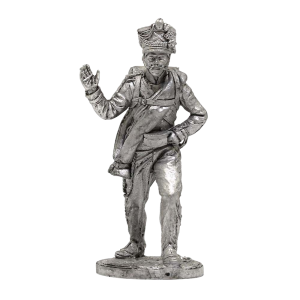 Солдат олово пеший Nap-44 Бомбардир (4номер) армейской пешей артиллерии, Россия, 1809-14 гг.