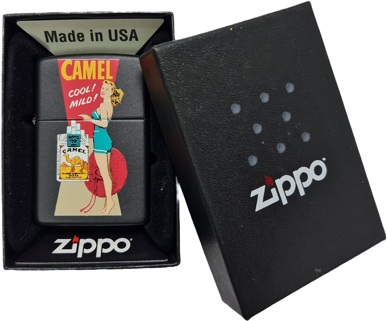 Зажигалка Zippo 205 Camel Cool! Mild!