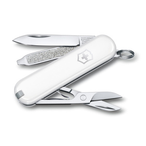 Нож Victorinox 0.6223.7. брелок CLASSIC 58 мм. белый